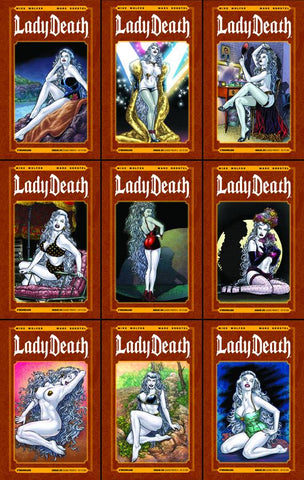 LADY DEATH (ONGOING) #25 CLASSIC PINUPS 9 CVR SET  (MR)