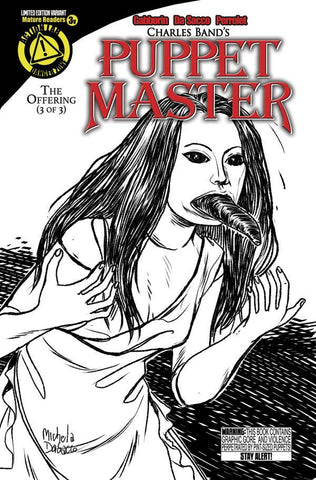 PUPPET MASTER #3 LEECH WOMAN SKETCH VAR (MR)