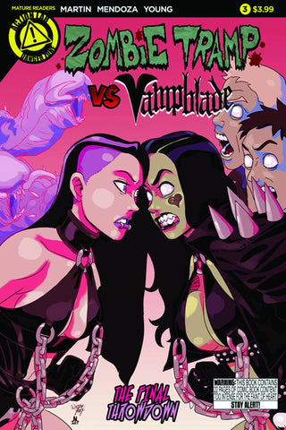 ZOMBIE TRAMP VS VAMPBLADE #3 MAIN CVR (MR)