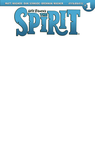 WILL EISNER SPIRIT #1 CVR D BLANK AUTHENTIX