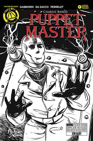 PUPPET MASTER #7 DECAPITRON SKETCH VAR (MR)