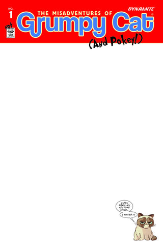 GRUMPY CAT #1  CVR G BLANK AUTHENTIX