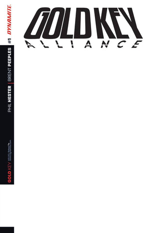 GOLD KEY ALLIANCE #1  CVR C BLANK AUTHENTIX