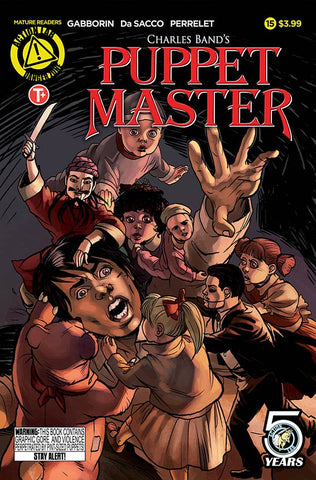 PUPPET MASTER #15 CVR A DA SACCO (MR)