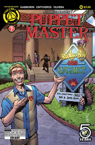 PUPPET MASTER #16 CVR A DA SACCO (MR)