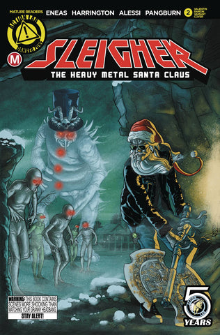 SLEIGHER HEAVY METAL SANTA CLAUS #2  CVR B RAMON (MR)