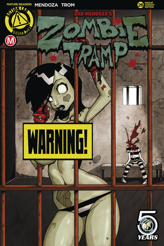 ZOMBIE TRAMP ONGOING #26 CVR B MENDOZA RISQUE (MR)