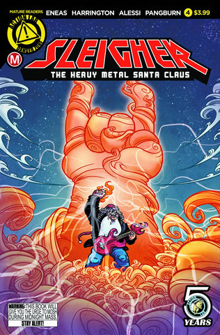 SLEIGHER HEAVY METAL SANTA CLAUS #4  (MR)