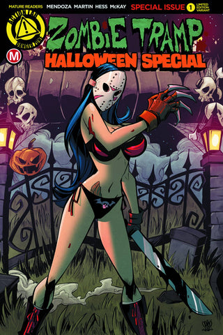 ZOMBIE TRAMP HALLOWEEN 2016 SP CVR C SLASHER (MR)
