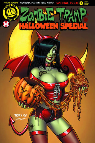 ZOMBIE TRAMP HALLOWEEN 2016 SP CVR F MCKAY RISQUE (MR)