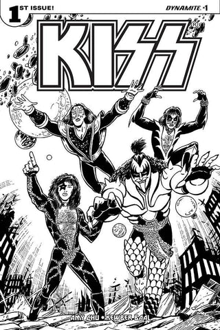 KISS #1 CVR I RUIZ COLORING BOOK