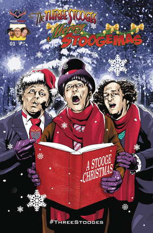 THREE STOOGES MERRY STOOGEMAS LAROCQUE CVR