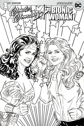 WONDER WOMAN 77 BIONIC WOMAN #1  CVR D COLORING BOOK