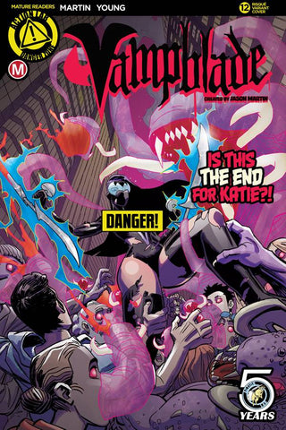 VAMPBLADE #12 CVR B WINSTON YOUNG RISQUE (MR)