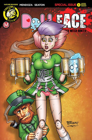 DOLLFACE ST PATRICKS DAY SP CVR F PADDYS TATTERED & TORN (MR