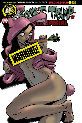 ZOMBIE TRAMP 2017 EASTER SPECIAL CVR D FUZZY BUNNY RISQUE (M