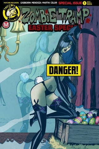 ZOMBIE TRAMP 2017 EASTER SPECIAL CVR F SEXY BUNNY RISQUE (MR
