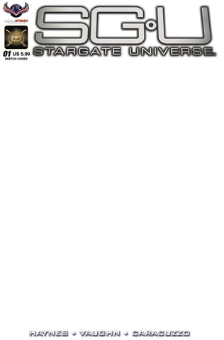 STARGATE UNIVERSE BACK TO DESTINY #1 BLANK CVR