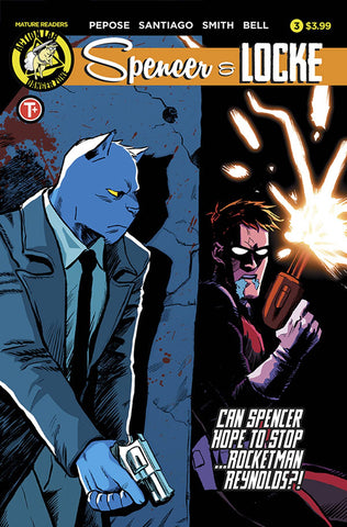SPENCER AND LOCKE #3  CVR A SANTIAGO JR (MR)