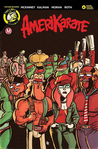 AMERIKARATE #4 CVR B MASSA KARATE WARRIORS (MR)