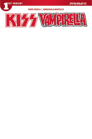 KISS VAMPIRELLA #1  CVR K BLANK AUTHENTIX
