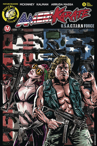 AMERIKARATE #5 CVR C PETRIE ACTION (MR)