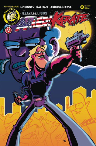 AMERIKARATE #6 CVR B MASSA MACHINE GUN (MR)