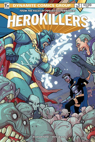 PROJECT SUPERPOWERS HERO KILLERS #5  CVR A WOODS