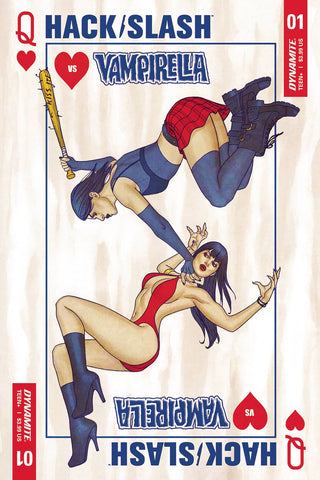 HACK SLASH VS VAMPIRELLA #1  CVR A FRISON