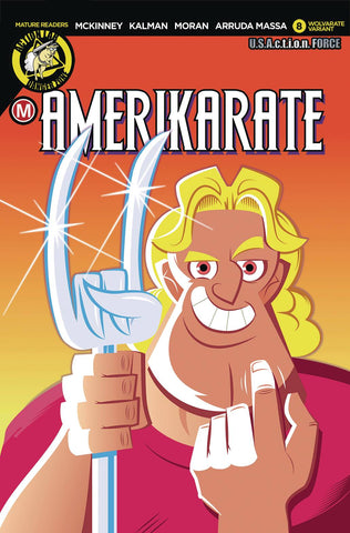 AMERIKARATE #8 CVR D PERILLO WOLVARATE (MR)