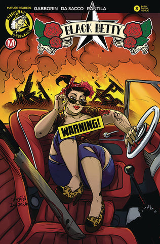 BLACK BETTY #3 CVR B DA SACCO PIN UP RISQUE (MR)