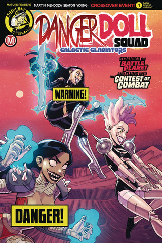 DANGER DOLL SQUAD GALACTIC GLADIATORS #1 CVR B YOUNG RISQUE