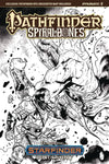 PATHFINDER SPIRAL OF BONES #2  CVR D GALINDO B&W INCV