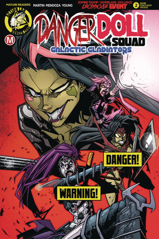 DANGER DOLL SQUAD GALACTIC GLADIATORS #2 CVR D MACCAGNI RISQ