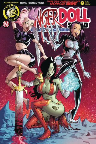 DANGER DOLL SQUAD GALACTIC GLADIATORS #3 CVR C WHITE (MR)