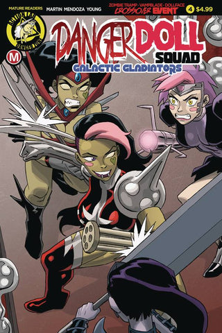 DANGER DOLL SQUAD GALACTIC GLADIATORS #4 CVR A YOUNG (MR)