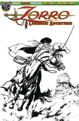 ZORRO LEGENDARY ADVENTURES #1 BLAZING BLADES OF ZORRO LTD ED
