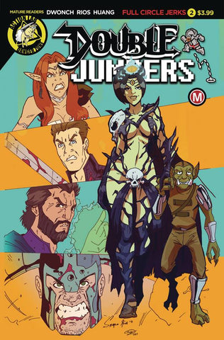 DOUBLE JUMPERS FULL CIRCLE JERKS #2  CVR A RIOS (MR)