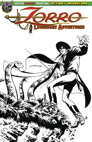ZORRO LEGENDARY ADVENTURES #2 BLAZING BLADES OF ZORRO LTD ED