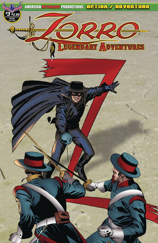 ZORRO LEGENDARY ADVENTURES #3 MAIN CVR