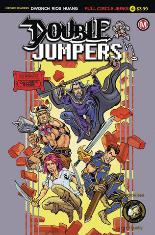 DOUBLE JUMPERS FULL CIRCLE JERKS #4  CVR B LOGAN (MR)