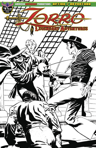 ZORRO LEGENDARY ADVENTURES #4 BLAZING BLADES OF ZORRO LTD ED