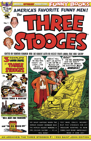 AM ARCHIVES THREE STOOGES #1 1953 SAINT JOHN EDITION