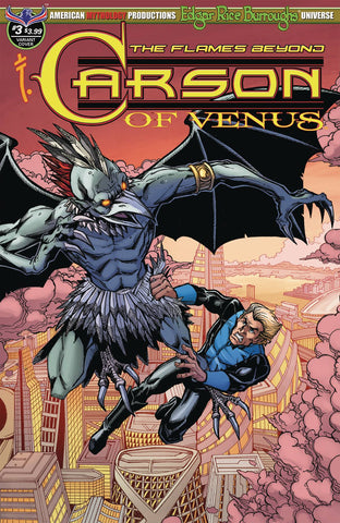 CARSON OF VENUS FLAMES BEYOND #3 PULP HOMAGE CVR