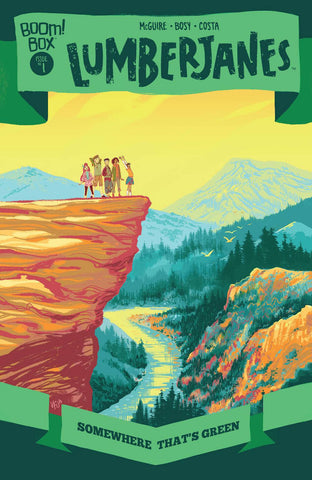 LUMBERJANES SOMEWHERE GREEN #1 CVR B FISH VAR