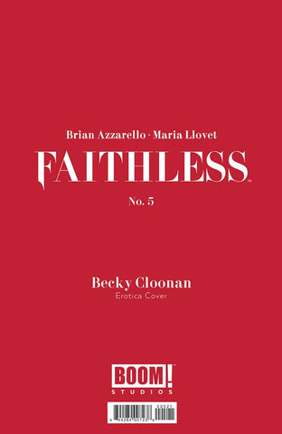 FAITHLESS #5  CVR B EROTICA CLOONAN VAR (MR)