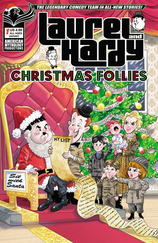 LAUREL & HARDY CHRISTMAS FOLLIES #1 CVR B PACHECO