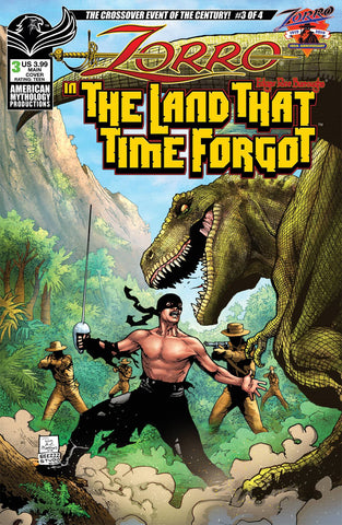 ZORRO IN LAND THAT TIME FORGOT #3 CVR A MARTINEZ