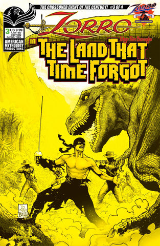 ZORRO IN LAND THAT TIME FORGOT #3 CVR B LTD ED RANALDI