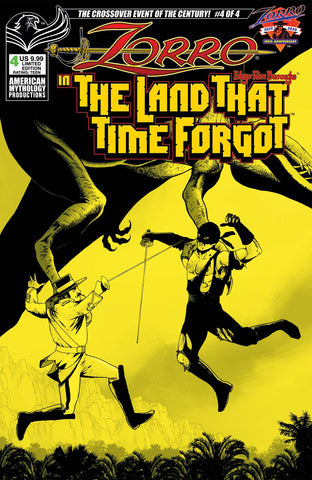 ZORRO IN LAND THAT TIME FORGOT #4 CVR B LTD ED  PULP
